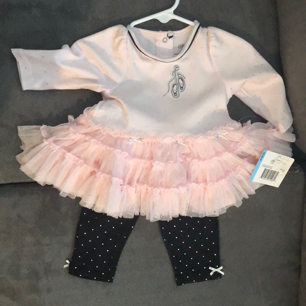 Baby girl 6 month two piece outfit